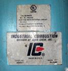 Used Superior Boiler Works Boiler, Model 8-X-1500. Steam capacity 10350 pounds an hour, heating surface 1507 square feet, 150 psi design pressure, approximate 300 HP. Includes an Industrial Combustio...