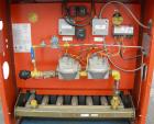 Used Viessman Atola-RS Series Natural Gas Fired Water Boiler, Model RS-8. CSA input 550 MBH, CSA output 468 MHB. 85% combustion efficiency, 99 square feet heat exchanger area. Max 60 psi.