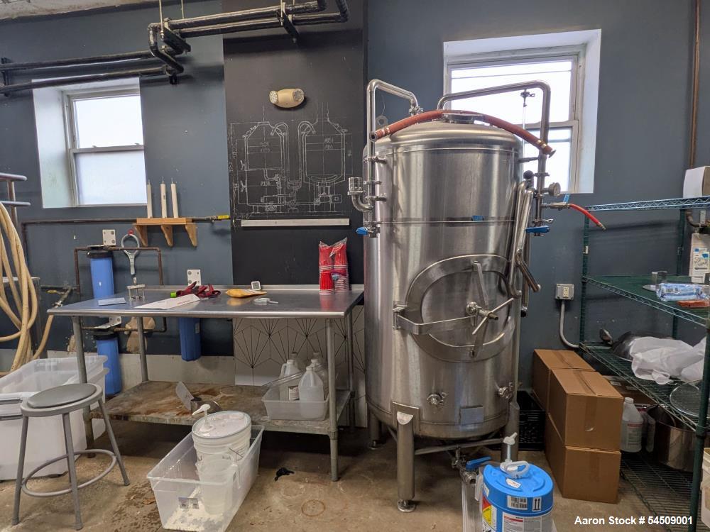 Used Allied Beverage Tanks 3.5 BBL Electric Brewhouse System with Fermenters & Brite Tanks