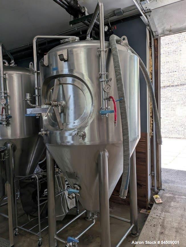 Used Allied Beverage Tanks 3.5 BBL Electric Brewhouse System with Fermenters & Brite Tanks