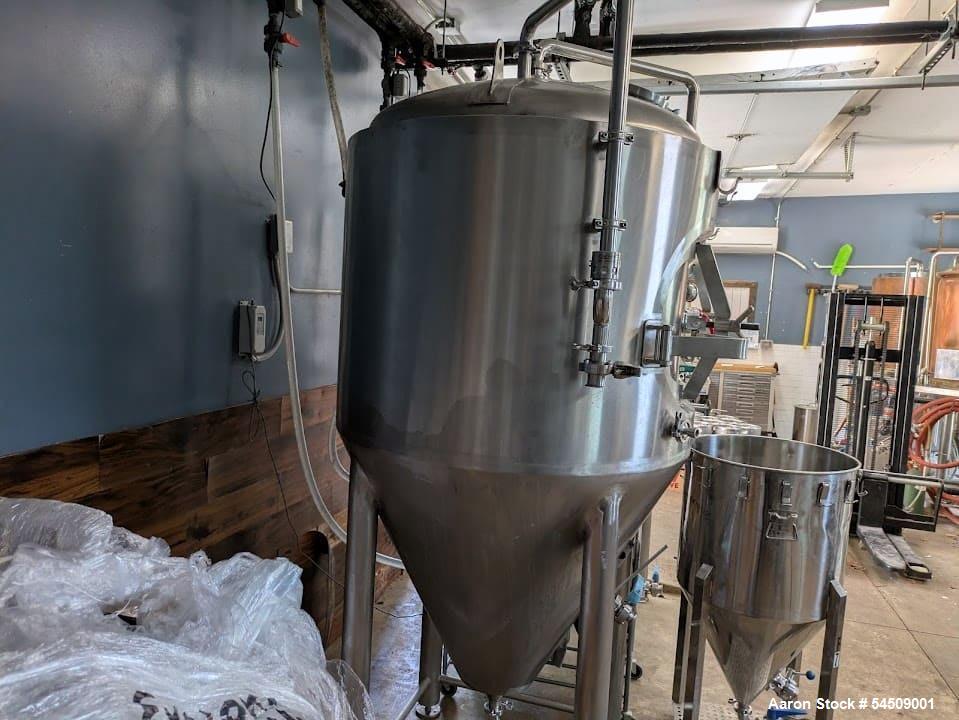 Used Allied Beverage Tanks 3.5 BBL Electric Brewhouse System with Fermenters & Brite Tanks