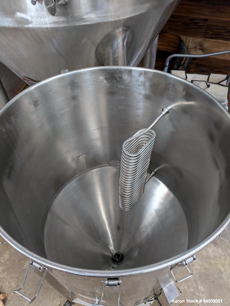 Used Allied Beverage Tanks 3.5 BBL Electric Brewhouse System with Fermenters & Brite Tanks