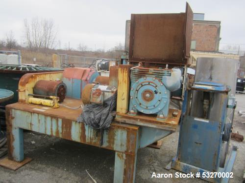 Used FERRO TECH WP-30-5-5 Roll Compactor – Industrial Powder Compacting