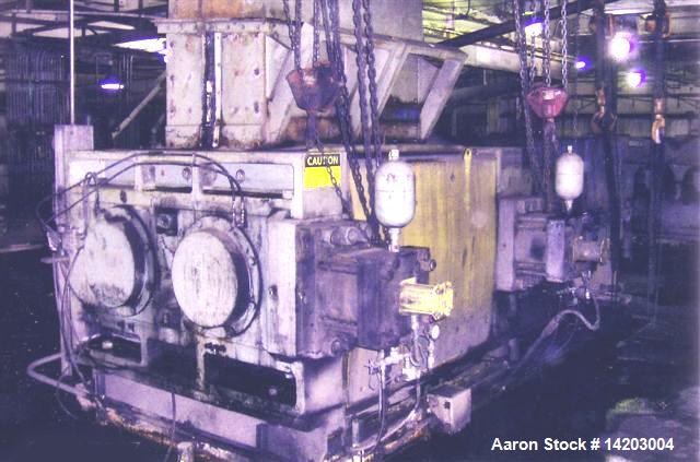 Used K R Komarek Briquetter, Model DH-500-28 X27X2, 300 ton capacity, approximately 350 hp.