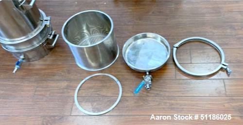 Used Lot of (5) Stainless Steel Winterization Filtration Systems