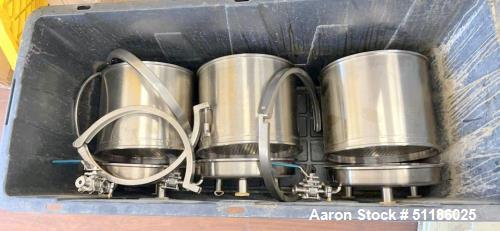 Used Lot of (5) Stainless Steel Winterization Filtration Systems