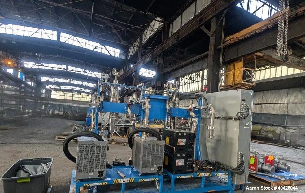 Used Pope Scientific Two-Stage 6" Wiped Film Still – Stainless Steel, Skid-Mounted