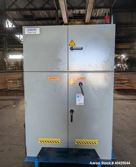 Used Pope Scientific Two-Stage 6" Wiped Film Still – Stainless Steel, Skid-Mounted