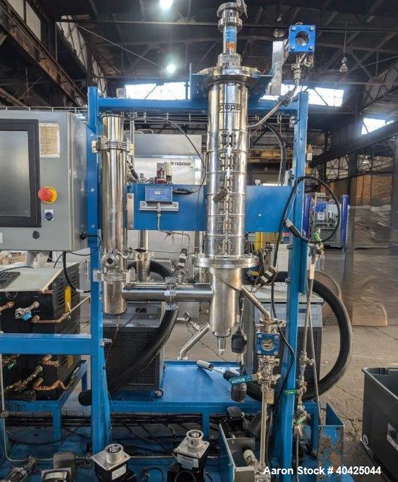Used Pope Scientific Two-Stage 6" Wiped Film Still – Stainless Steel, Skid-Mounted