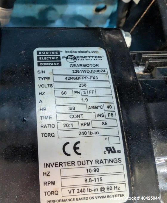 Used Pope Scientific Two-Stage 6" Wiped Film Still – Stainless Steel, Skid-Mounted