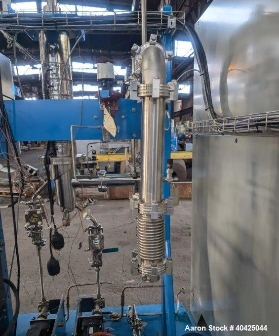 Used Pope Scientific Two-Stage 6" Wiped Film Still – Stainless Steel, Skid-Mounted