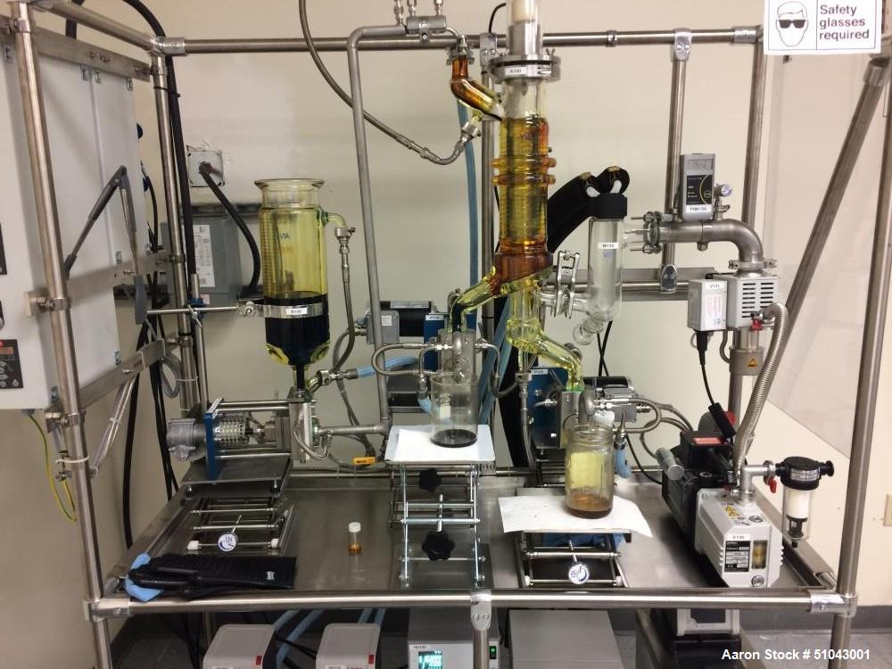 Used VTA Wiped Film Short Path Distillation System for Hemp and Cannabis
