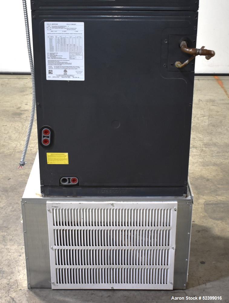 Used Goodman Model ARUF61D14AC Multi-Position, Multi-Speed Air Handler. 5 Ton capacity. Multi-position PSC motor. 24-1/2" Cabinet width. 1/60/208-230 Volt. Serial# 1905416217.