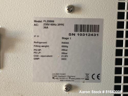 Used Julabo FL20006 Rotary Evaporator Chiller