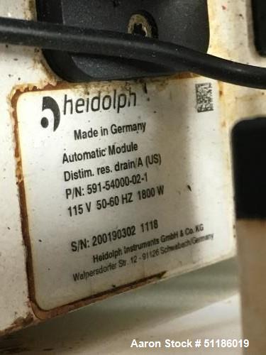 Used Heidolph HBX 20L Industrial Rotary Evaporator
