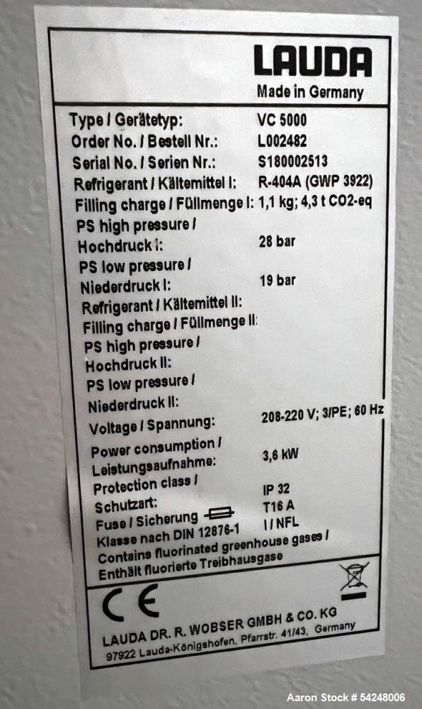 Used Heidolph 20L Hei-Vap Industrial S Rotary Evaporator System with Integrated Lauda Chiller for Efficient Large-Scale Solvent Recovery