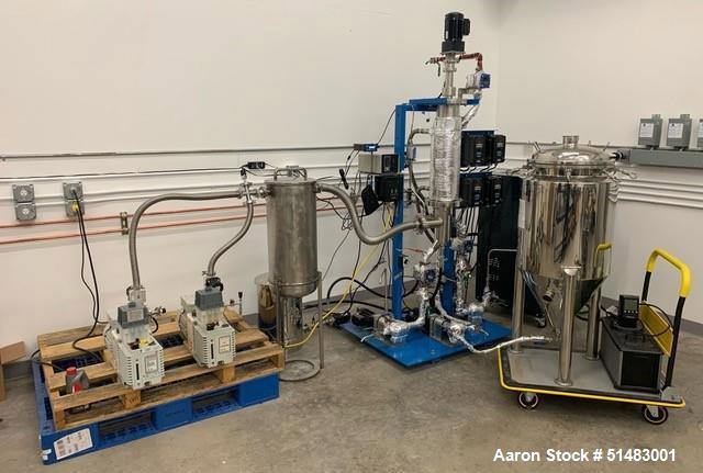 Used Pope Continuous Feed Single Stage Thin Film Distillation System