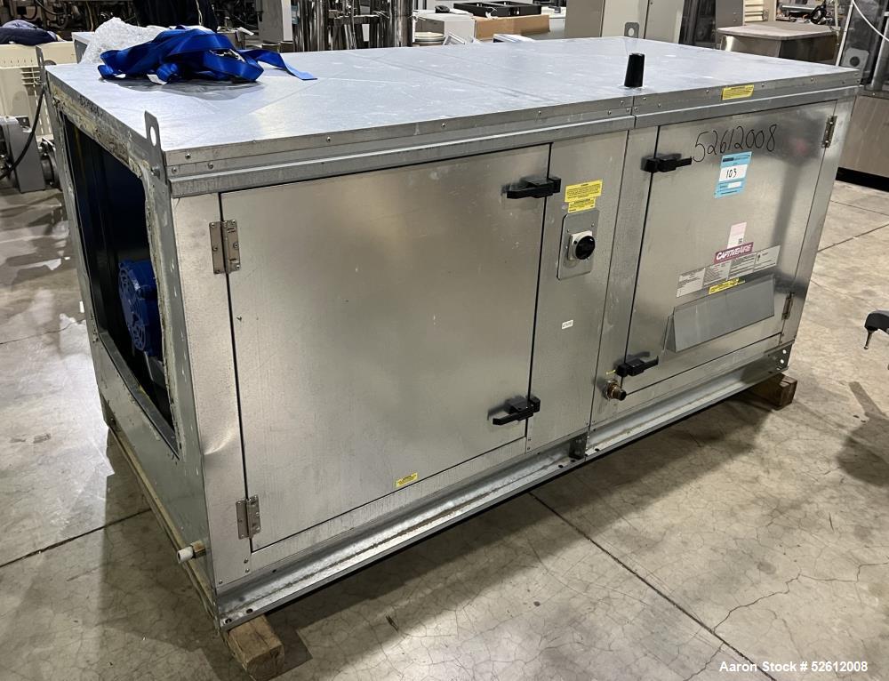 Used- CaptiveAire Direct Gas Fired Heated Make Up Air Unit with 24" Mixed Flow Direct Drive Fan & 12" Burner, Model A3-D.500...