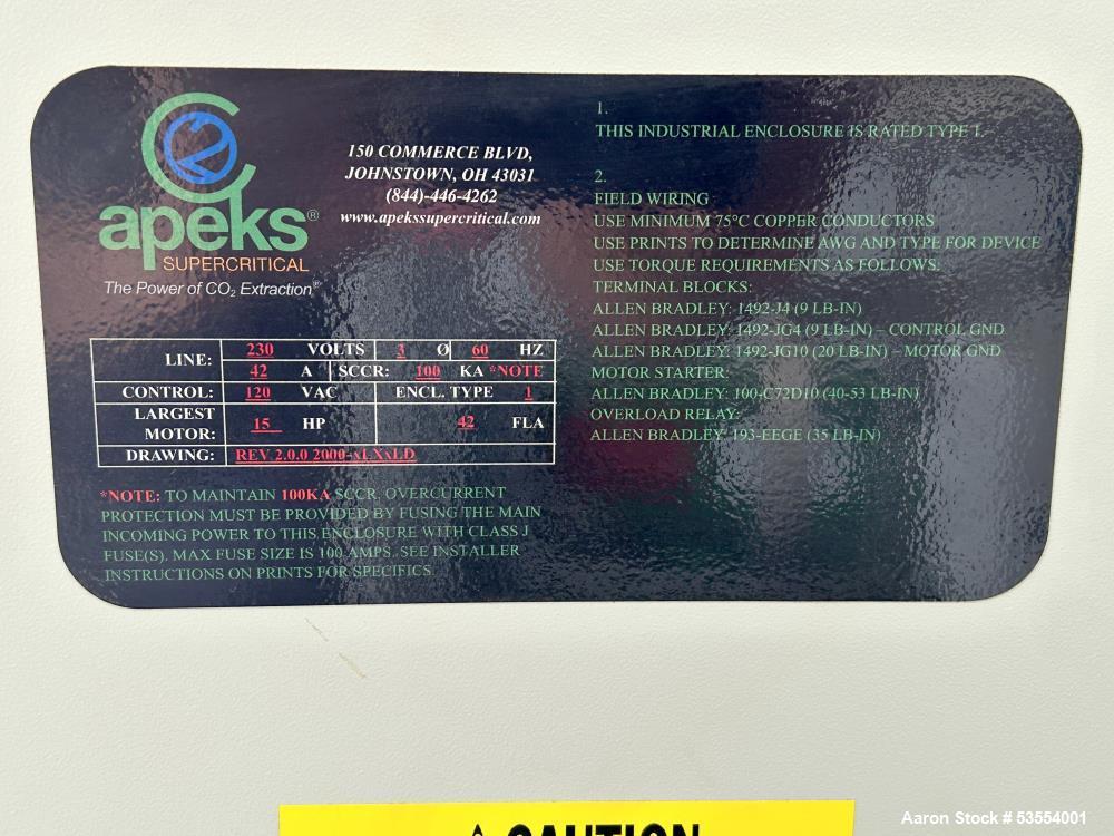 Apeks Supercritical CO2 Botanical Extraction System,