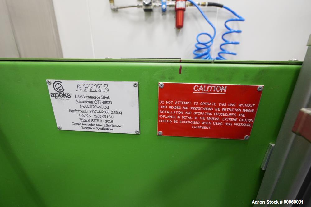 Used Apeks Supercritical CO2 Extraction System