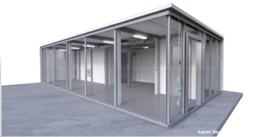 Used M Systems Group Modular Booth