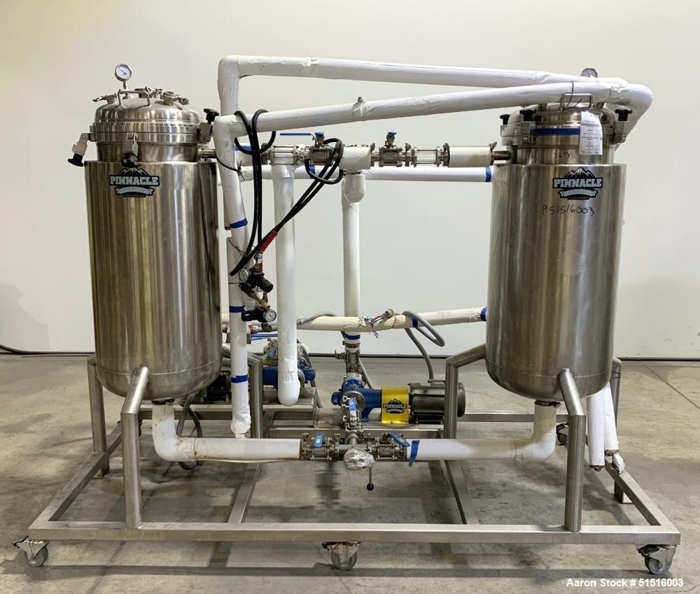 Used Pinnacle Stainless Extraction System – Complete Cannabis Ethanol Extraction Line