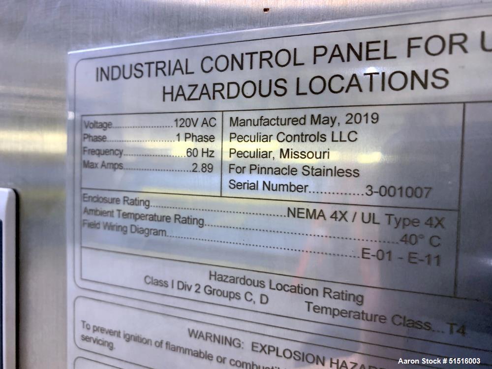 Used Pinnacle Stainless Extraction System – Complete Cannabis Ethanol Extraction Line