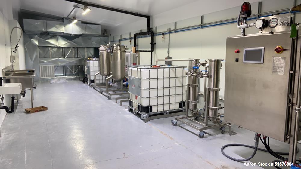 Used- Pinnacle Alcohol Extraction Skid with Pinnacle Solvent Recovery System