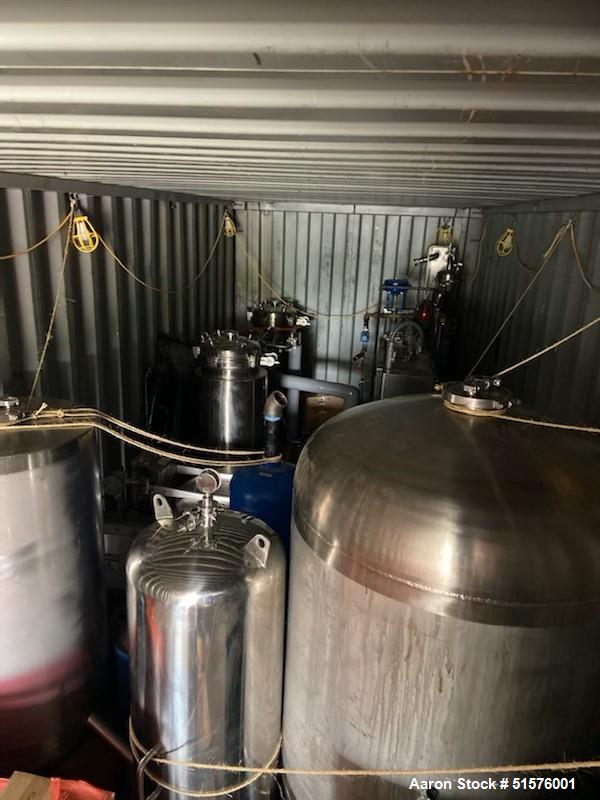 Used Pinnacle Alcohol Extraction Skid with Pinnacle Solvent Recovery System