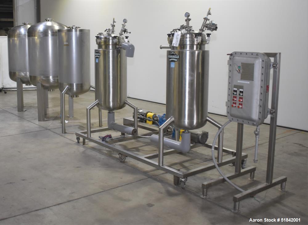 Pinnacle Stainless Alcohol Extraction Skid. Model AES252