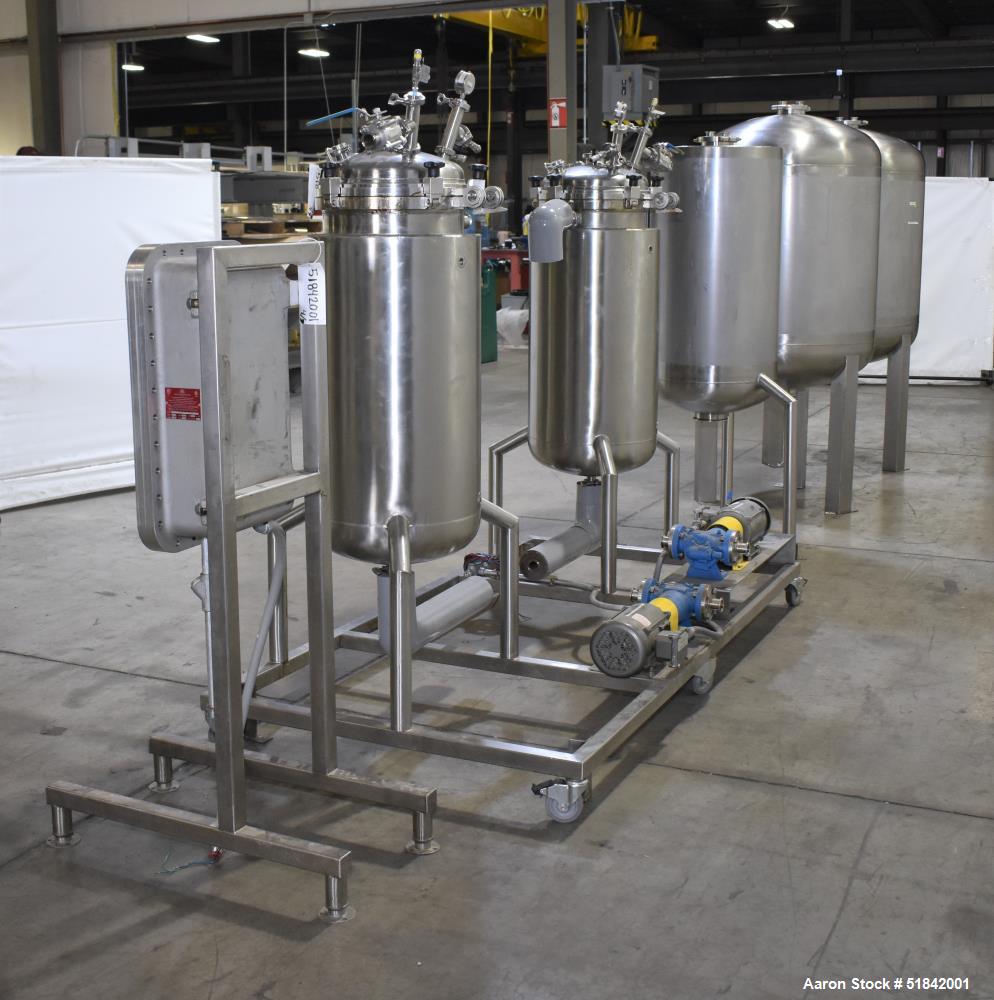 Pinnacle Stainless Alcohol Extraction Skid. Model AES252