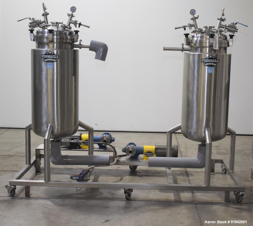 Pinnacle Stainless Alcohol Extraction Skid. Model AES252