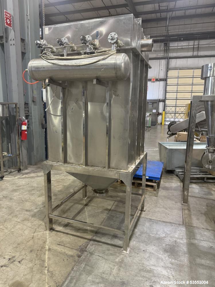Used Gongyi Guoxin Machinery Processing System w/ Cyclone Separator, Rotary valve, Dust collector, blower.