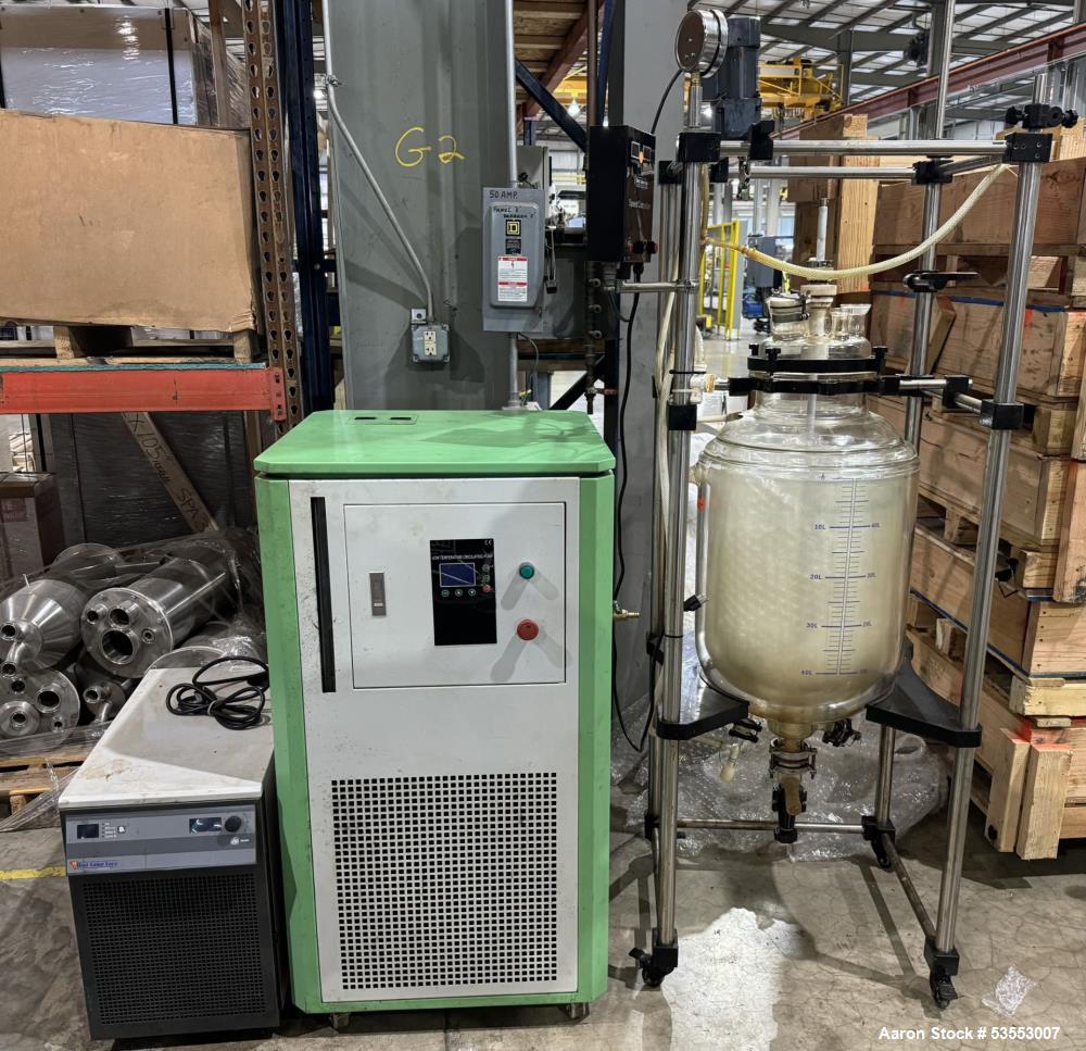 Used BVV 50L Glass Reactor w/ Speed Controller. Model 50L