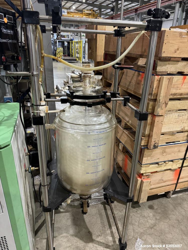Used BVV 50L Glass Reactor w/ Speed Controller. Model 50L
