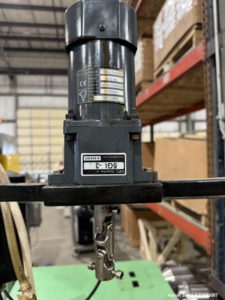 Used BVV 50L Glass Reactor w/ Speed Controller. Model 50L