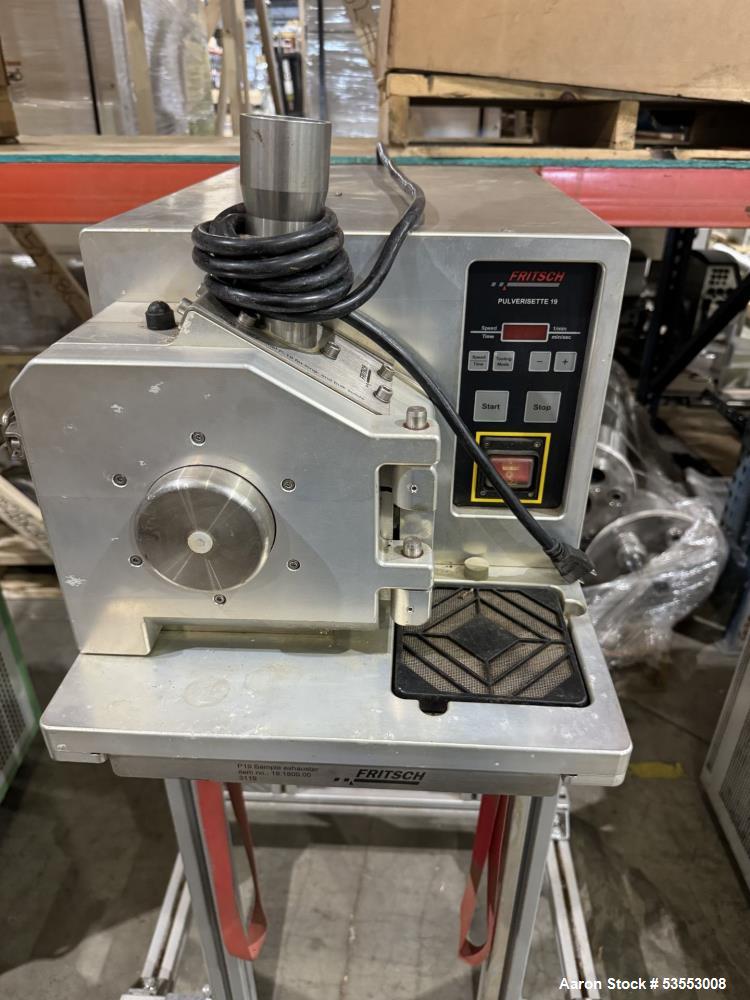 Used Fritsch Pulverisette 19 High-Speed Cutting Mill – Stainless Steel, 60L/h