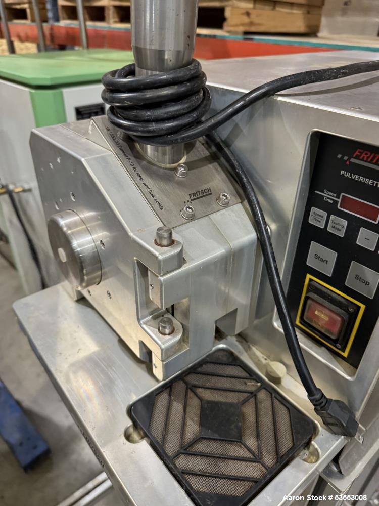 Used Fritsch Pulverisette 19 High-Speed Cutting Mill – Stainless Steel, 60L/h