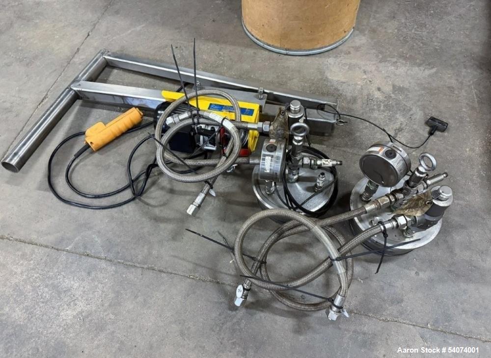 Used Vitalis R-Series CO2 Extraction System. Consisting of: Model R200H Extractor Assembly; Accumulator/Pump & Refrigeration Assembly; Hydraulic Power Unit; Control Panels; Navien Tankless Water Heat...
