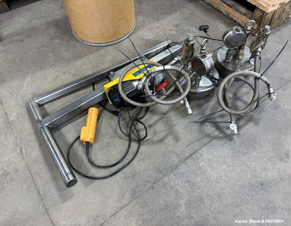 Used Vitalis R-Series CO2 Extraction System. Consisting of: Model R200H Extractor Assembly; Accumulator/Pump & Refrigeration Assembly; Hydraulic Power Unit; Control Panels; Navien Tankless Water Heat...