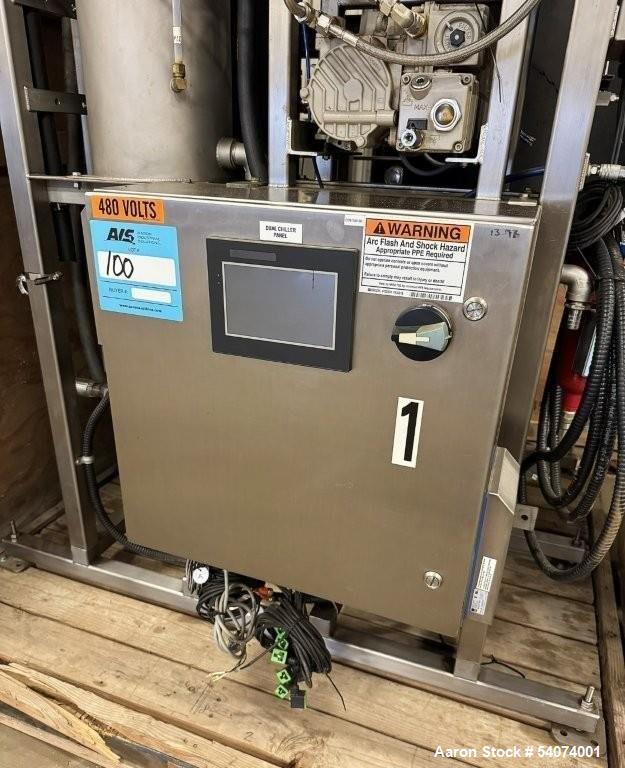 Used Vitalis R-Series CO2 Extraction System. Consisting of: Model R200H Extractor Assembly; Accumulator/Pump & Refrigeration Assembly; Hydraulic Power Unit; Control Panels; Navien Tankless Water Heat...