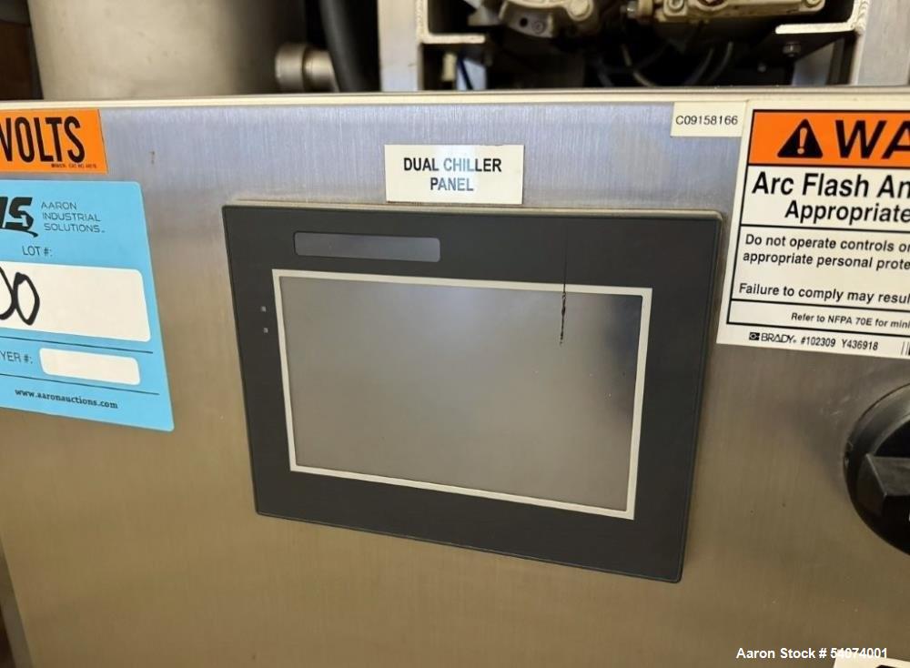 Used Vitalis R-Series CO2 Extraction System. Consisting of: Model R200H Extractor Assembly; Accumulator/Pump & Refrigeration Assembly; Hydraulic Power Unit; Control Panels; Navien Tankless Water Heat...