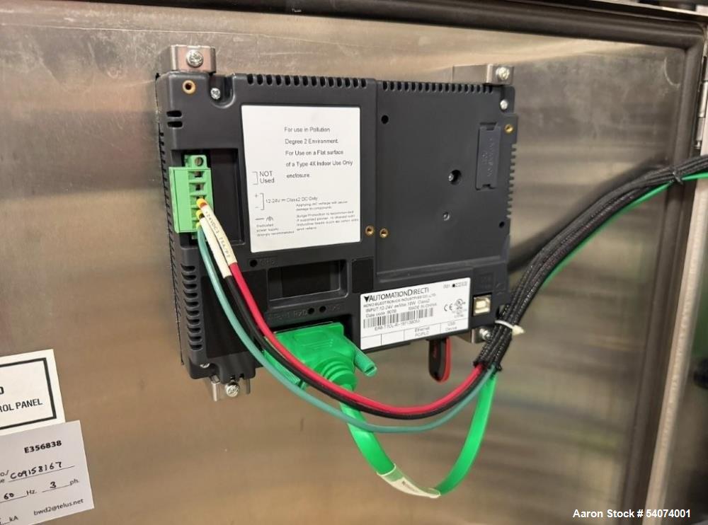 Used Vitalis R-Series CO2 Extraction System. Consisting of: Model R200H Extractor Assembly; Accumulator/Pump & Refrigeration Assembly; Hydraulic Power Unit; Control Panels; Navien Tankless Water Heat...