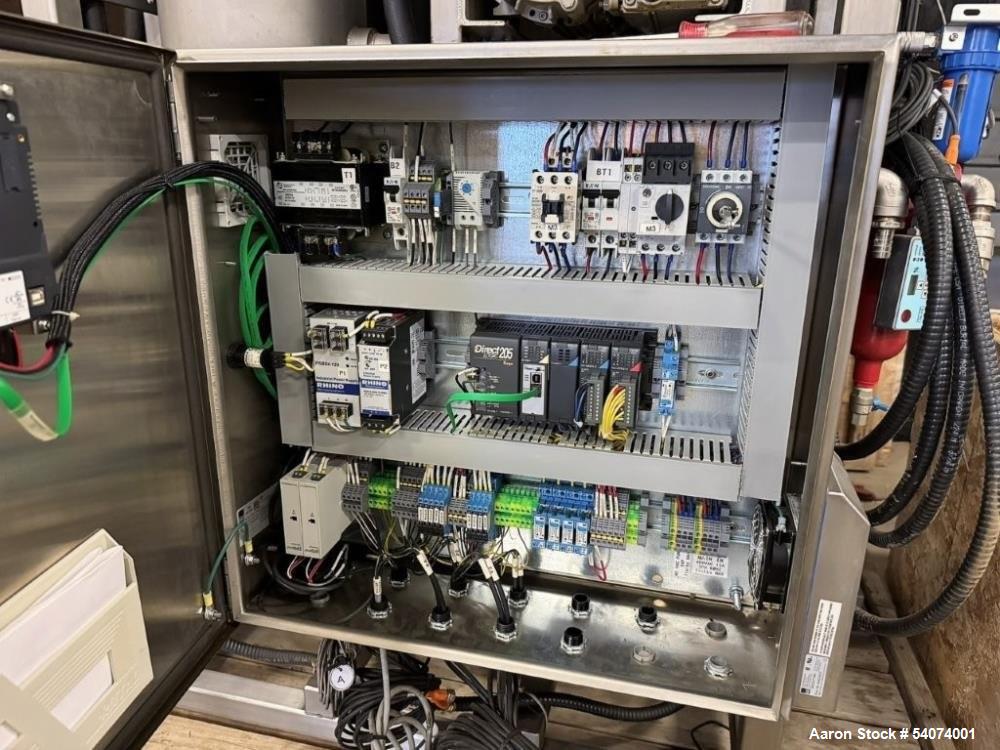 Used Vitalis R-Series CO2 Extraction System. Consisting of: Model R200H Extractor Assembly; Accumulator/Pump & Refrigeration Assembly; Hydraulic Power Unit; Control Panels; Navien Tankless Water Heat...