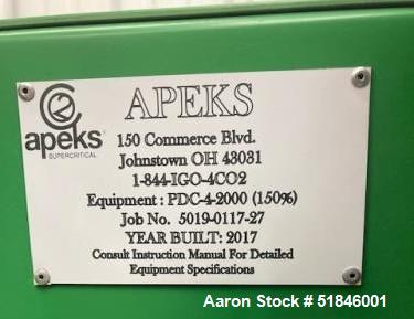 Used-Apeks "Transformer" Subcritical and Supercritical CO2 Botanical Extraction