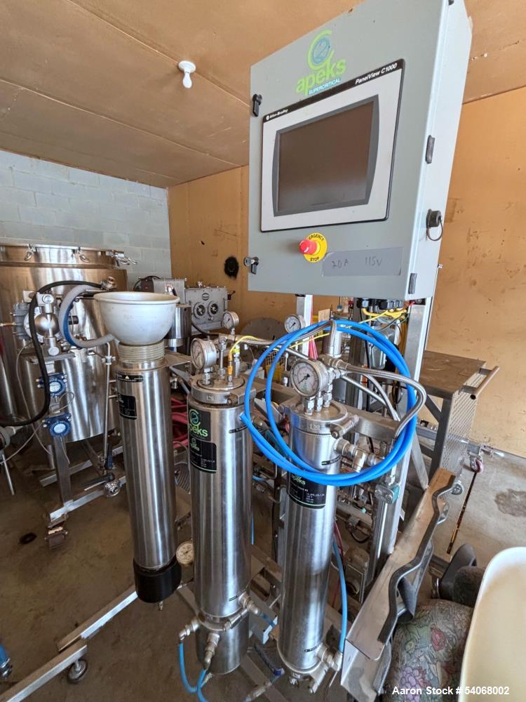 Used Apeks 5000-5L Supercritical CO2 Extraction System | 5L | 5000 PSI | Stainless Steel