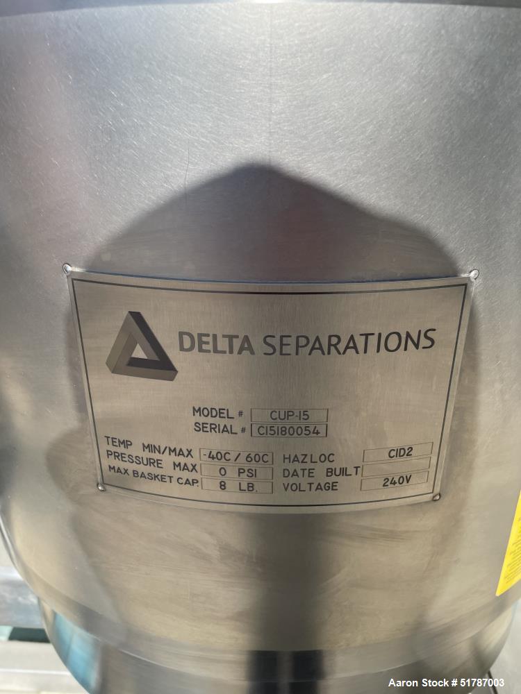 Used Delta Separations Ethanol Extractor