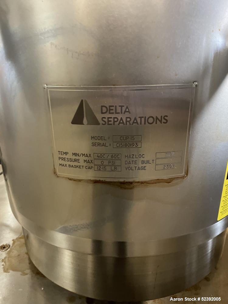 Used Delta Separations CUP15 Extractor