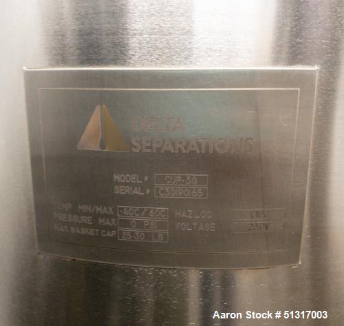 Used Delta Separations CUP 30 Extraction System