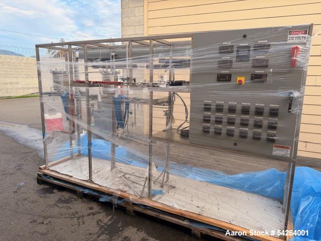 Unused Chemtech KDT-6 Dual Stage Wiped Film Distillation System | 4–6 L/hr | 350°C | 0.001 mbar Vacuum | Built 2020